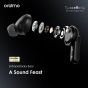 Oraimo SpaceBuds Earbuds, Hybrid ANC, Space Grey - OTW-630