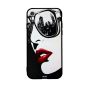 Savage Girl Reflection On Glass Art Printed Back Cover for Apple iPhone 8