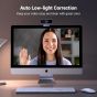 UGREEN Webcam with Microphone, 1080P, Grey - 15728