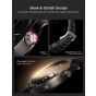 Joyroom Venture Series Smart Watch, Silver Case and Sunset Grey Strap- JR-FV1