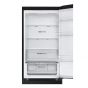 LG No-Frost Bottom Freezer Refrigerator, 344 Liters, Inverter, Black - GWB489FS6W