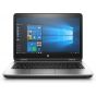 لاب توب اتش بي برو بوك 640 G3 نوت بوك، انتل كور i5-7300U، هارد 256 جيجا SSD، رام 8 جيجا، شاشة 14 بوصة HD، كارت شاشة انتل HD جرافيكس 620، ويندوز 10 برو - اسود وفضي، فئة A ضمان 6 شهور