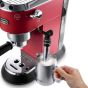 ماكينة قهوة اسبريسو ديلونجي ديديكا، 15 بار، احمر - EC685.R