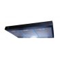 Purity PTSLIM BL Built-in Hood with Chimney, 90CM - Black