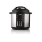 Modex Electric Pressure Cooker, 1000 Watt, 6.5 Liter, Silver - PC7220 