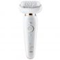 Braun Silk-épil 9 Flex Wet and Dry Epilator, White Gold - SE9010