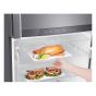 LG No Frost Refrigerator with Inverter Motor, 445 Liters, Silver - GC-A602HLHU