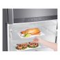 LG No Frost Refrigerator with Inverter Motor, 506 Liters, Silver - GN-C722HLCU