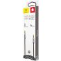 Baseus Yiven M30 Audio Cable, 1 Meter, Silver and Black - CAM30-BS1