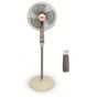 Fresh Smart Stand Fan With Remote Control, 16 Inch - Grey