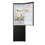 LG No-Frost Bottom Freezer Refrigerator, 344 Liters, Inverter, Black - GWB489FS6W