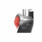 Bosch Series 4 No Frost Refrigerator, 483 Litres, Stainless Steel - KGN55VI2E9 with Bosch CompactPower Meat Grinder, 1600 Watt, Black and White - MFW3612A