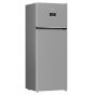 Beko No Frost Top Freezer Refrigerator, 406 Liters, Silver - RDNE455M20XBIDEG, with Blender, 1.5 Liters, 600 Watt - TBN 62608 W