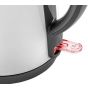 Black + Decker Electric Kettle, 1.7 Liter, 2200 Watt, White - ‎JC70-B5