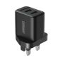 Joyroom Wall Charger, 2 USB Ports, 12W, Black - JR-TCN01