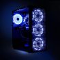 كمبيوتر جيمنج فيرس RGB 200040، انتل كور i5 12400، هارد 500 جيجا HDD، رام 16 جيجا، كارت انتل جرافيكس، دوس - اسود 