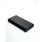 PZX Wired Power Bank, 20000 mAh, 2 USB Ports, Black - C158