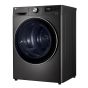 LG Front Load Automatic Condenser Dryer, 10.1Kg, Inverter, Black - RH10V9JV2W