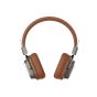 Sodo Over-Ear Wireless Headphones, Brown and Silver -SD-1003