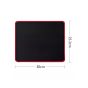 ماوس باد العاب، 30×25 سم، اسود واحمر - XC-X5