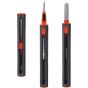 Topcious 3-in-1 Cleaning Kit for AirPods, Earphone Cleaner Kit Compatible with all AirPods with Soft Brush, Metal Tip, Sponge, Multifunction Cleaner Kit for Earbuds, AirPods, Cases (Black)