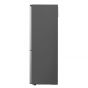 LG No-Frost Bottom Freezer Refrigerator, 344 Liters, Inverter, Silver - GWB489FMGW