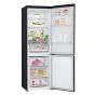 LG No-Frost Bottom Freezer Refrigerator, 344 Liters, Inverter, Black - GWB489FS6W