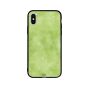 Light Green Marble Printed Back Cover for Apple iPhone XS
