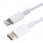 Keendex USB Type-C to Lightning Cable, 1 Meter, White - KX 3338