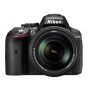 Nikon D5300 DSLR Camera, 24.2 MP, Black, With 18-55 mm VR Lens Kit