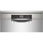 Bosch Series 6 Freestanding Dishwasher, 13 Persons, 60 cm, Silver Inox - SMS6EAI80T