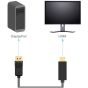 1.8m Display Port Display Port Male DP-HDMI Male Adapter Converter Cable for PC Laptop HD Projector