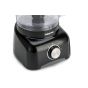 Swiss Pro Plus Food Processor, 600 Watt, Black - SP-FOOD600.8