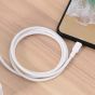 E11 Smile USB C to Lightning Cable, 18 W 3ft MFi Certified Fast Charging Syncing Cord, for iPhone 12/12 Mini/12 Pro/12 Pro Max/11 Pro/11 Pro Max/X/XS/XR/XS Max/8/8 Plus/iPad/AirPods, White