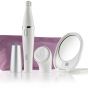 Braun Face 830 Premium Edition - facial epilator & facial cleansing brush with micro-oscillations - including a lighted mirror and beauty pouch