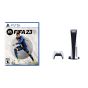 Sony PlayStation 5, 1 Wireless Controller, White - CFI-1016A01 MEE, with FIFA 23 for PlayStation 5 Arabic/English