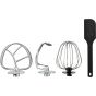Black and White Stand Mixer with Attachments, 9 Liters, 1800W, Red - SM-918
