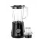 BLACK+DECKER Blender with Grinder Mills, 1.5 Liter, 500 Watt, Black - BX530-B5