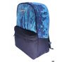 Gharibo Bags School Backpack for Kids, Ghosty Pattern - Blue and Black