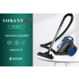 مكنسة كهربائية سوكاني، 3000 وات، ازرق واسود - SK-3387