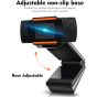 Full HD Webcam with Microphone - Black