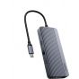 موزع USB-C أنكر، 10 منافذ، 85 وات، رمادي غامق - A83C2