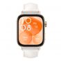 Huawei Watch Fit 3 - Gold Case and White Leather Strap with 300 EGP Carrefour Voucher