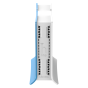 Mikrotik hAP lite TC Wireless Access Point, 4 Ports, White and Blue - RB941-2nD-TC