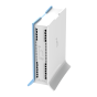 Mikrotik hAP lite TC Wireless Access Point, 4 Ports, White and Blue - RB941-2nD-TC