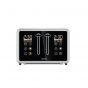 Arshia Digital Bread Toaster, 4 Slices, 1700 Watt - Silver
