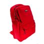 Gharibo Bags School Backpack With Pencil Case for Kids, Solid Pattern - Red