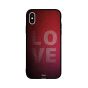 جراب ظهر بطبعة كلمة Love لابل ايفون X