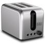 Black + Decker Toaster, 2 Slices, 1050 Watt, Black and Silver - ‎ET244-B5