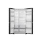 Hisense No-Frost Side By Side Refrigerator, 649 Liters, Inverter, Black - RS5N668SMFA1